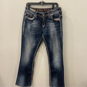 Rock revival jeans rosa easy boot size 31